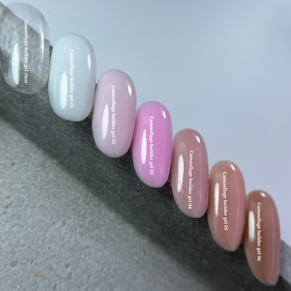 NAILSOFTHEDAY Camouflage builder gel clear 30 g камуфлюючий будівельний гель для нігтів - Image 2