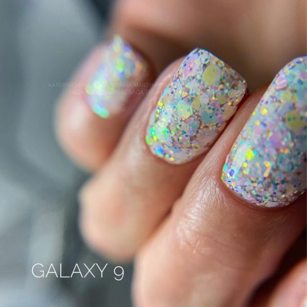 SAGA - Глітерний гель GALAXY glitter №09, 8 мл - Image 2