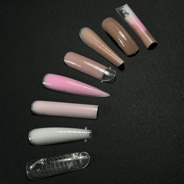 NAILSOFTHEDAY - Dual Form Square (Type 5) — верхні форми квадрат для нігтів, 120 шт - Image 5