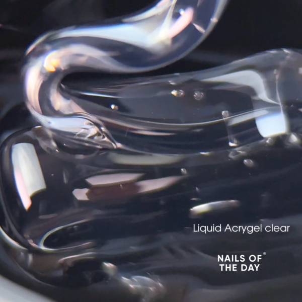 NAILSOFTHEDAY - Liquid Acrygel clear рідкий акригель нової формули для нігтів, 15 мл - Image 2