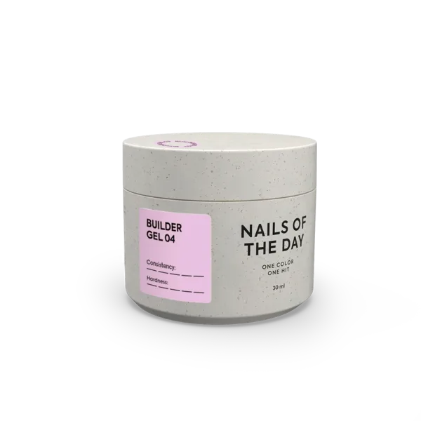 NAILSOFTHEDAY Builder gel No 04, pink, 30 g гель для нарощування нігтів