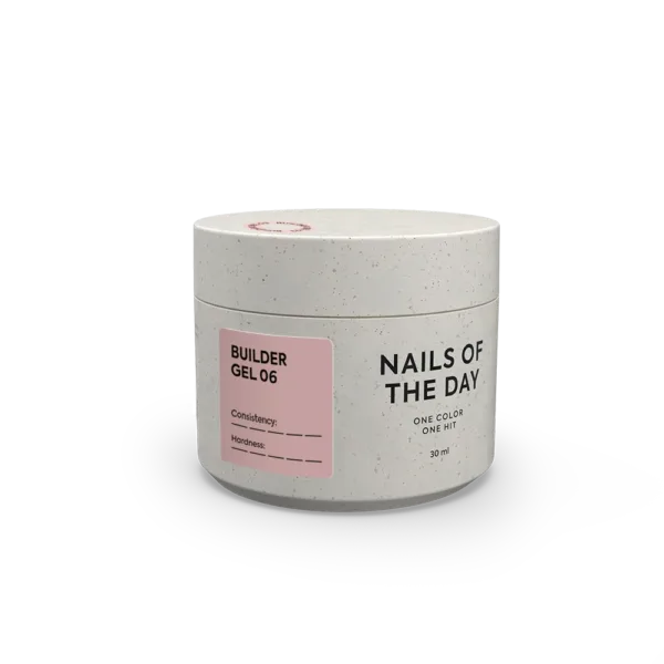 NAILSOFTHEDAY Builder gel No 06, light brown, 30 g гель для нарощування нігтів