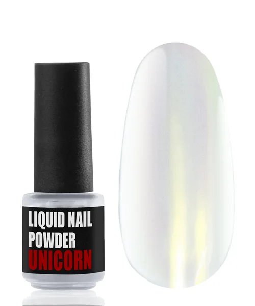 Kodi - Liquid nail pigment Unicorn (Liquid Nail Powder Unicorn), 4 ml - נוזל פנינה יוניקורן פודרה 4 מל