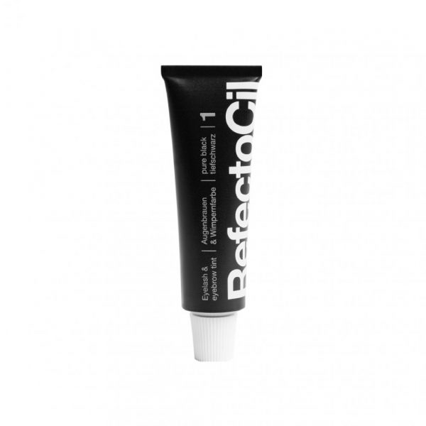 RefectoCil - Paint for eyebrows and eyelashes 15 ml No. 1 pure black (black), - רפקטוסיל צבע לריסים וגבות צבע - שחור טהור מס, 1 - Image 2
