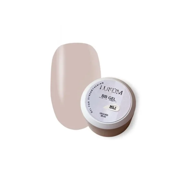 Гель LUKUM - BB GEL No, 01 30 ml Ivory