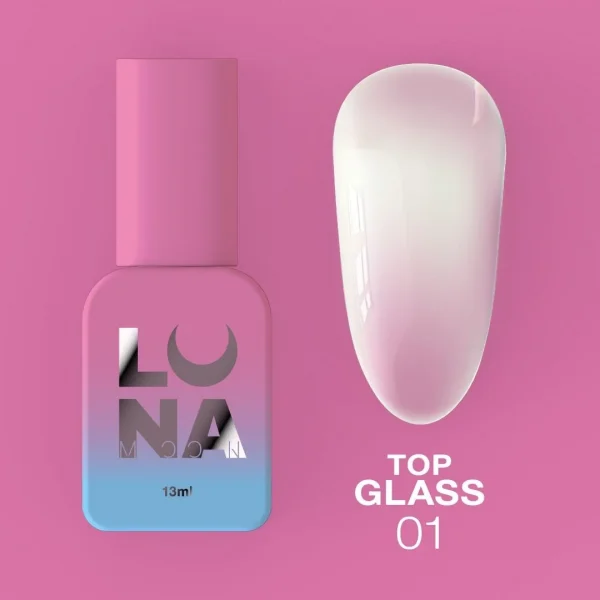 LUNA MOON - Топ для гель-лаку Top Glass №1 13ml