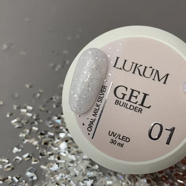 Гель LUKUM - Opal Builder Gel No, 01 30 ml - Image 3