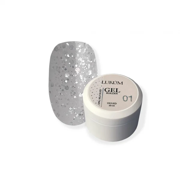 Гель LUKUM - Opal Builder Gel No, 01 30 ml