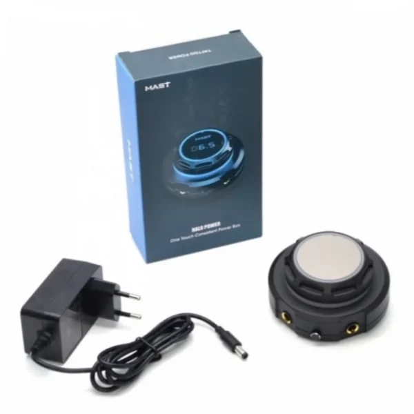 MAST - Power supply unit for Mast Halo P1216 tattoo machines, black - יחידת אספקת חשמל למכונות קעקוע Mast Halo P1216, שחור - Image 3