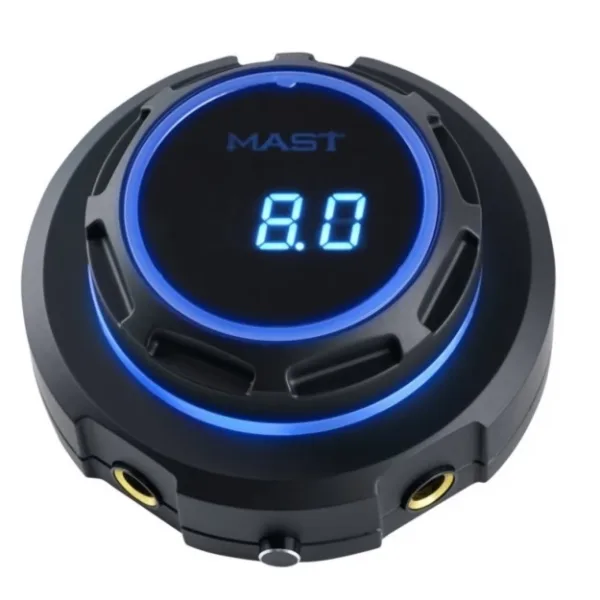 MAST - Power supply unit for Mast Halo P1216 tattoo machines, black - יחידת אספקת חשמל למכונות קעקוע Mast Halo P1216, שחור