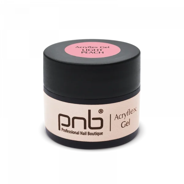 PNB - Acryflex Gel, Light Peach, 15 ml - אקריל פלקס ג'ל 15 מל צבע - אפרסק בהיר - Image 2