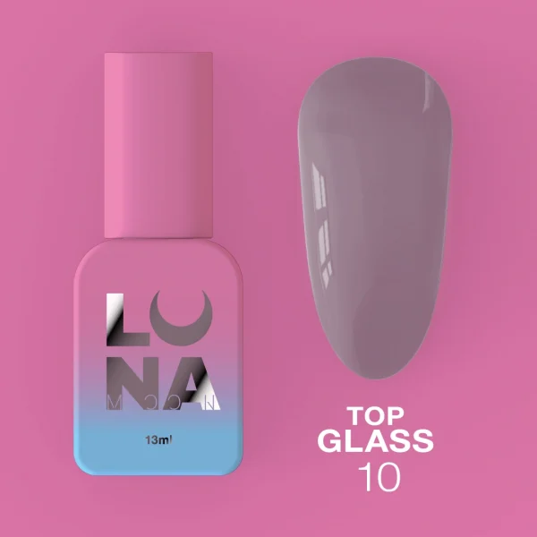 LUNA MOON - Топ для гель-лаку Top Glass №10 13ml
