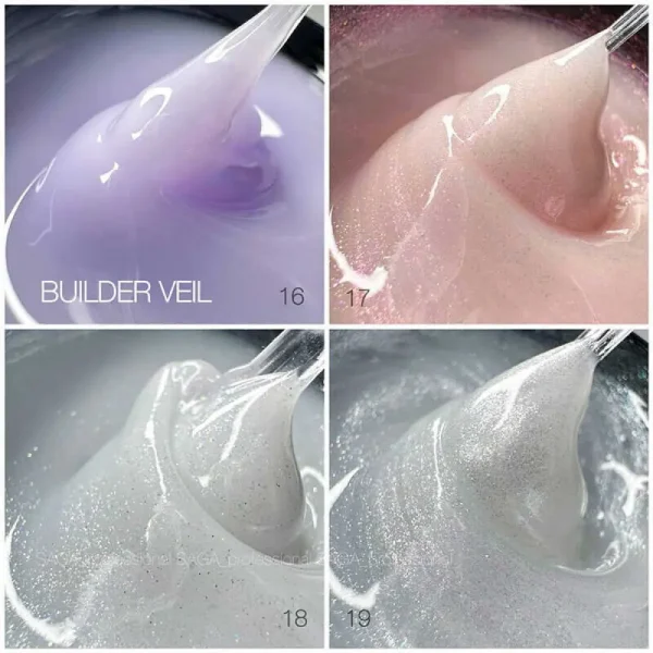 SAGA - Гель для нарощування Builder Gel Veil 15 мл №17 - Image 3