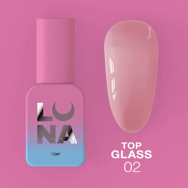 LUNA MOON - Топ для гель-лаку Top Glass №2 13ml