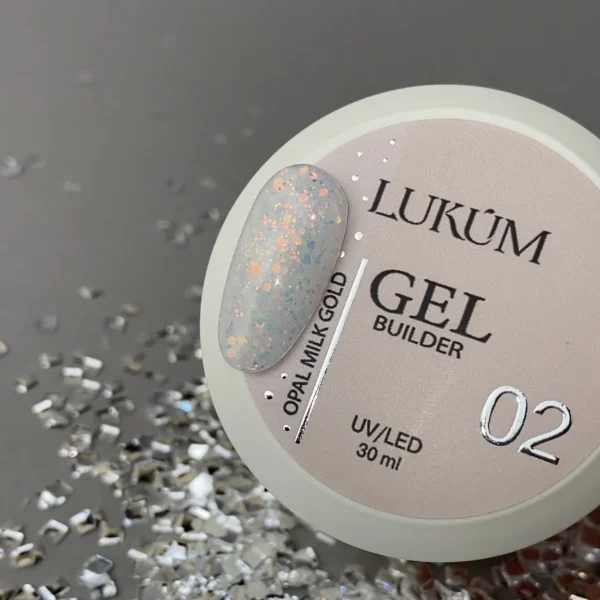 Гель LUKUM - Opal Builder Gel No, 02 30 ml - Image 3