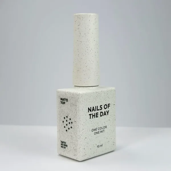 NAILSOFTHEDAY - Matte top no wipe, with UV filters, 10 ml матовий топ без липкого шару, з уф–фільтрами - Image 3