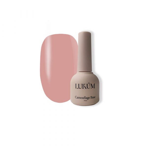 База камуфлююча LUKUM - Tender Rubber Cover Base Peach 10 ml - T024