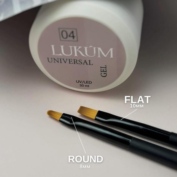 Пензлик для гелю LUKUM - ROUND brush - Image 3