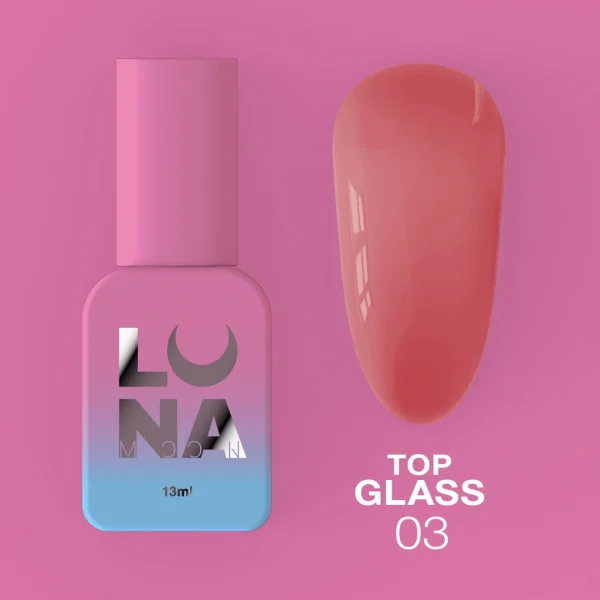 LUNA MOON - Топ для гель-лаку Top Glass №3 13ml