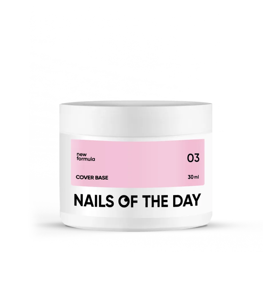 Nails of the day - Cover base NEW Formula 03, 30 ml камуфлююче базове покриття для нігтів