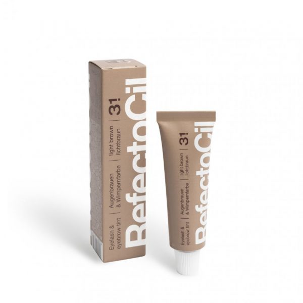 RefectoCil - Paint for eyebrows and eyelashes 15 ml No. 3.1 (light brown), - רפקטוסיל צבע לריסים וגבות צבע - חום בהיר מס, 3.1