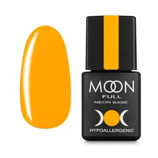 Moon Full - Неонова основа Rubber Base Neon №04, 8 мл.
