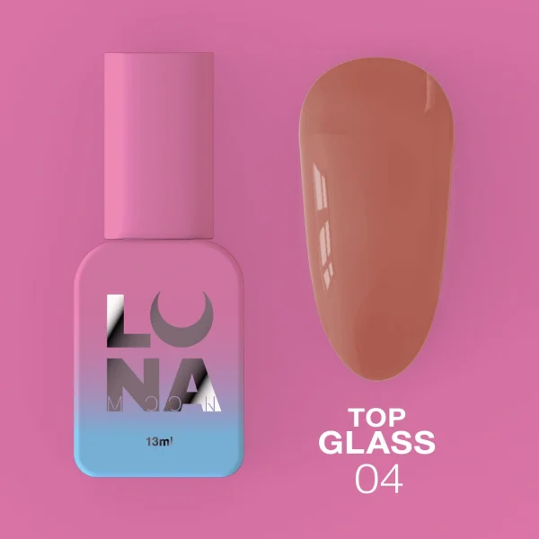 LUNA MOON - Топ для гель-лаку Top Glass №4 13ml
