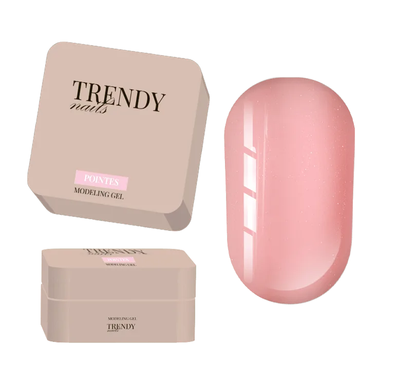 TRENDY - Modeling Gel Balletti Shimmer 30 ml - Pointes - ג'ל בנייה מודלינג בלטי שימר 30 מל