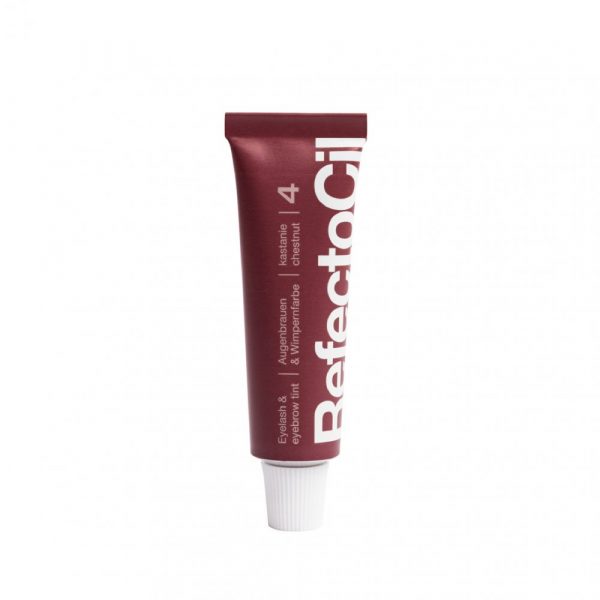 RefectoCil - Paint for eyebrows and eyelashes 15 ml No. 4 (chestnut), - רפקטוסיל צבע לריסים וגבות צבע - ערמוני מס, 4 - Image 2