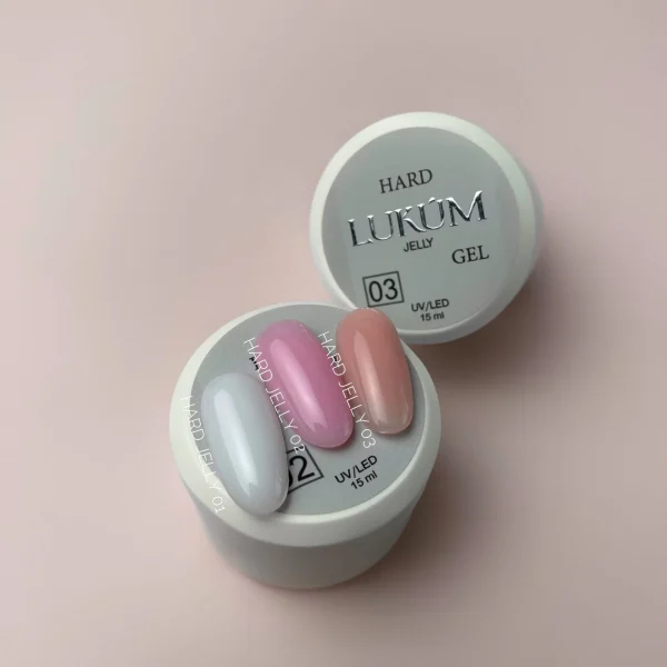 Гель-желе LUKUM - HARD JELLY GEL No, 03 15 ml - Image 2