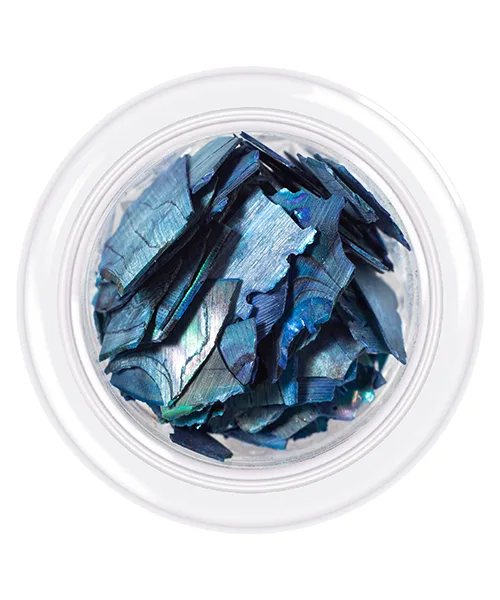 kodi - Shells style nail shell, shade rich blue No. 05, 3 g - קונכיות לציפורניים כחול עשיר - 05