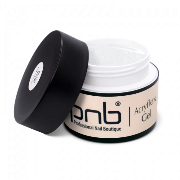 PNB - Acryflex Gel, Silver Gleam, 50 ml - אקריל פלקס ג'ל 50 מל צבע - כסף ברק