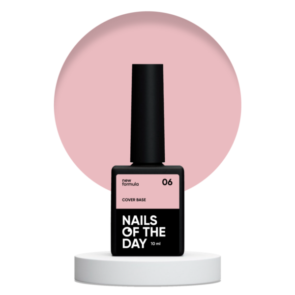 Nails of the day - Cover base NEW Formula 06, 10 ml камуфлююче базове покриття для нігтів