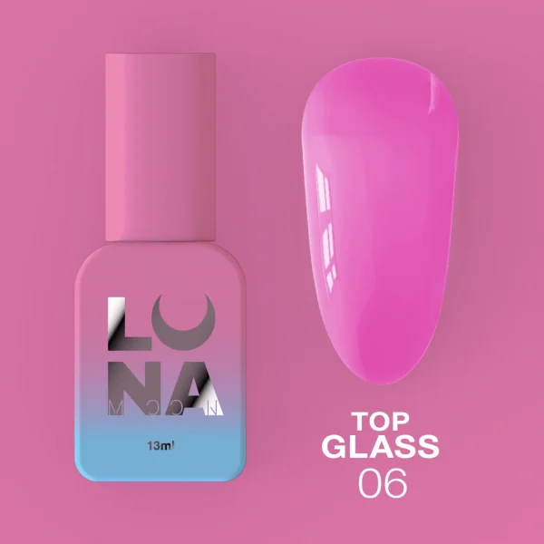 LUNA MOON - Топ для гель-лаку Top Glass №6 13ml