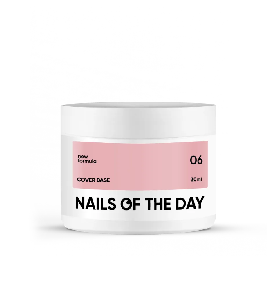 Nails of the day - Cover base NEW Formula 06, 30 ml камуфлююче базове покриття для нігтів