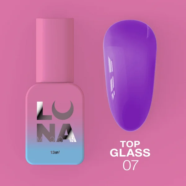 LUNA MOON - Топ для гель-лаку Top Glass №7 13ml