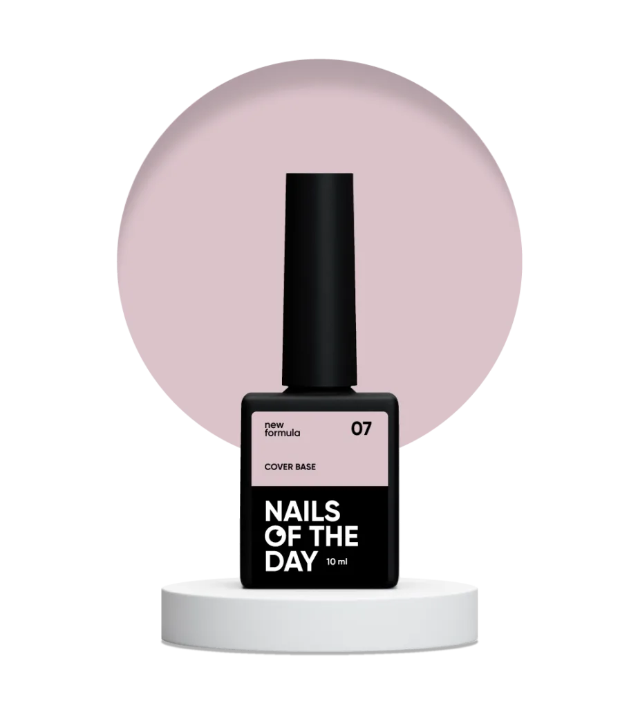 Nails of the day - Cover base NEW Formula 07, 10 ml камуфлююче базове покриття для нігтів
