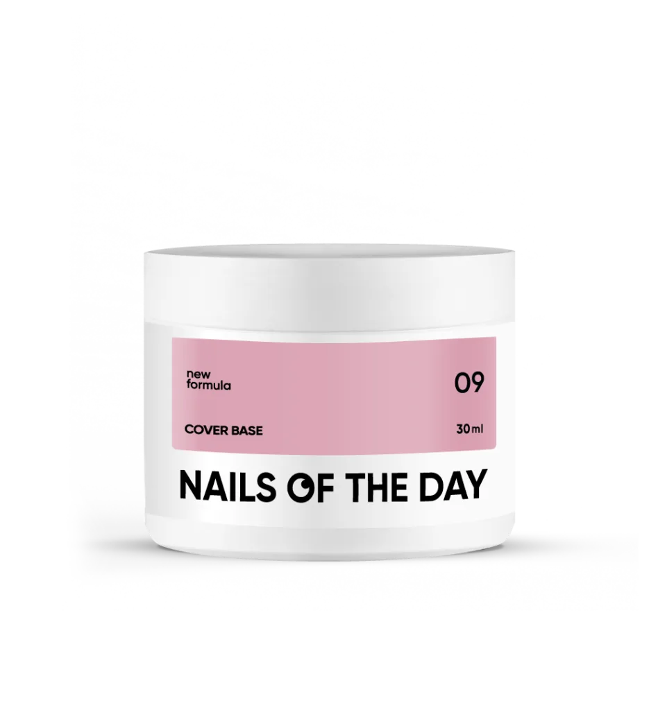 Nails of the day - Cover base NEW Formula nude 09, 30 ml камуфлююче базове покриття для нігтів