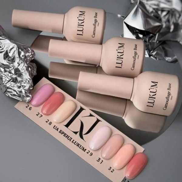 Камуфлююча база LUKUM - Nude Base Soft pink 30 ml - No, 27. - Image 2