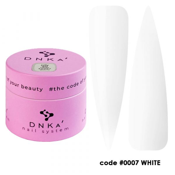 DNKa - гель-желе Gelly Gel #0007 White 15 ml