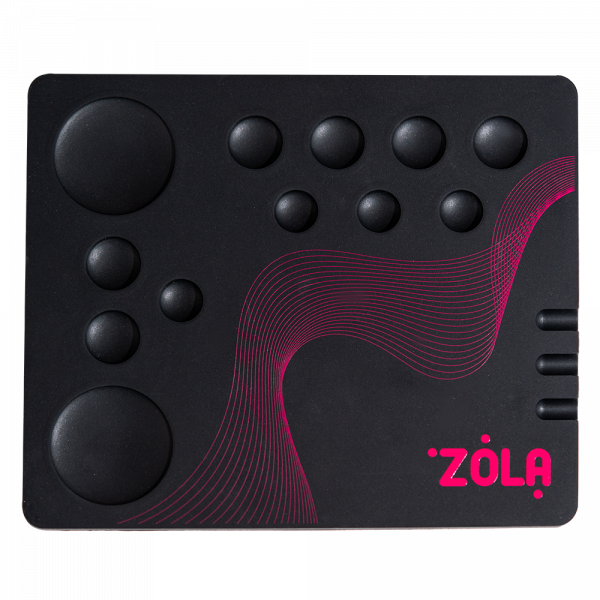 ZOLA - SILICONE MIXING PAD (BLACK) - רפידת ערבוב סיליקון של (שחור)