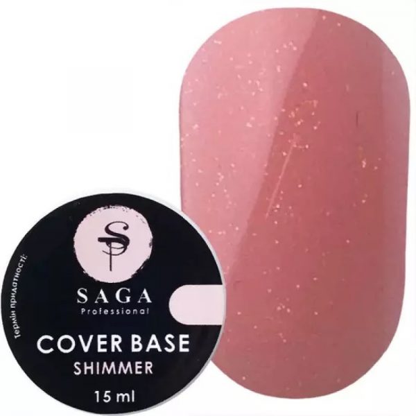 SAGA - База для гель-лаку Shimmer Base 15 мл № 1