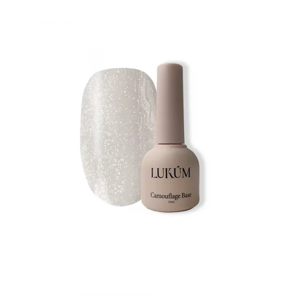 База камуфлююча LUKUM - Glitter Base No, 01 10 ml