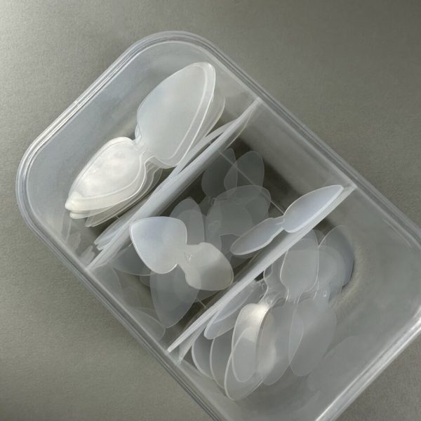 NAILSOFTHEDAY - Nail Silicone Double mold, 2 in 1 36pcs/bag (Type 10) — силіконові молди/трафарети для верхніх форм, 36 шт в коробці. - Image 4