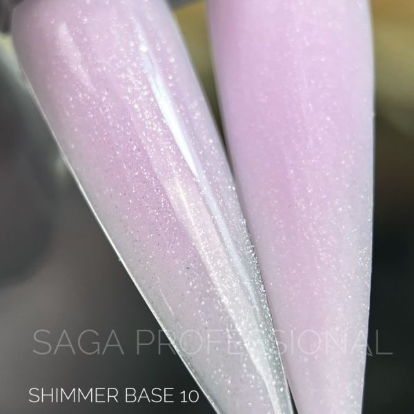 SAGA - База для гель-лаку Shimmer Base 15 мл № 10 - Image 2