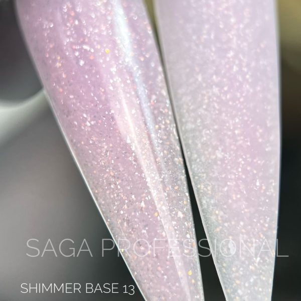 SAGA - База для гель-лаку Shimmer Base 15 мл № 13 - Image 2