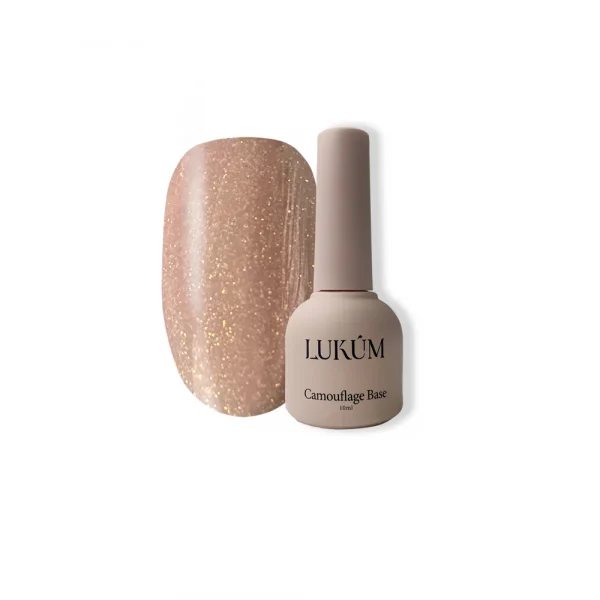 База камуфлююча LUKUM - Glitter Base No, 02 10 ml