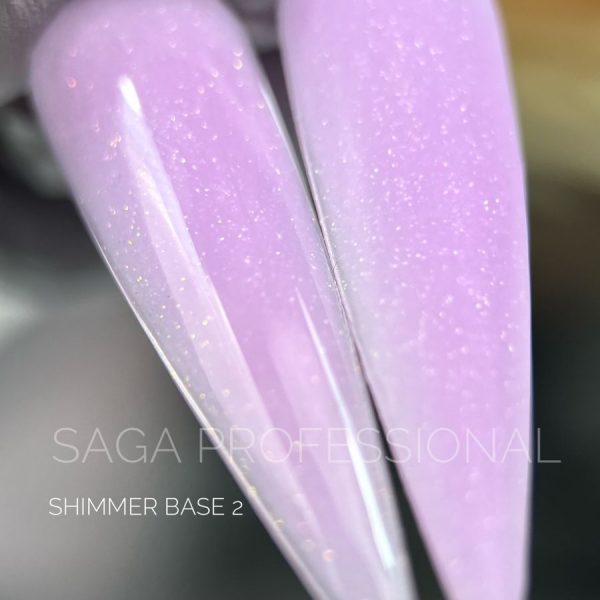 SAGA - База для гель-лаку Shimmer Base 15 мл № 2 - Image 2
