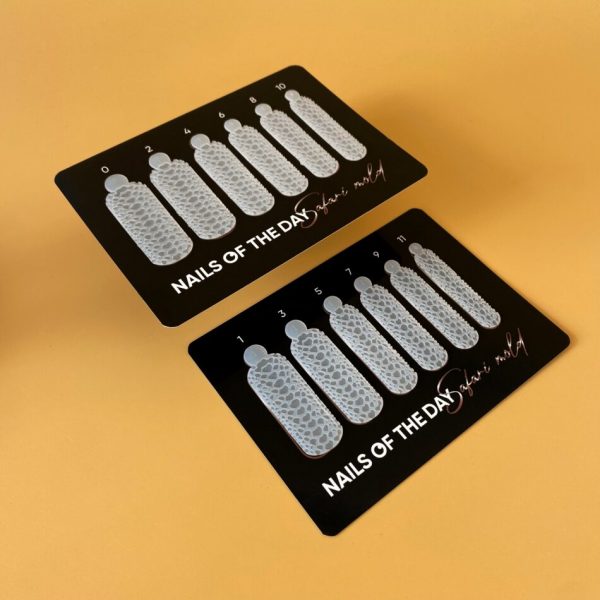 NAILSOFTHEDAY - Wild crocodile silicone molds Сrocodile (Type 15), 12 pcs силіконові молди для верхніх форм - Image 2