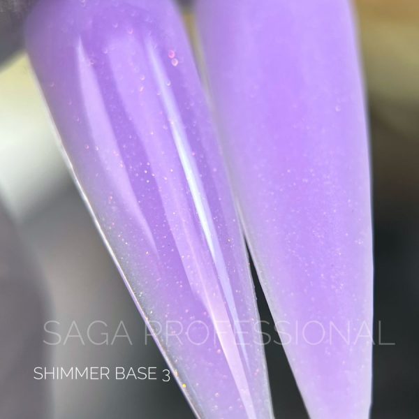 SAGA - База для гель-лаку Shimmer Base 15 мл № 3 - Image 2